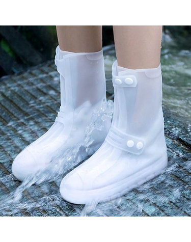 레이니 PVC 방수 신발커버(250~260mm) (하이화이트)