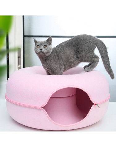 고양이 도넛 터널 숨숨집(60cm) 동굴 고양이하우스