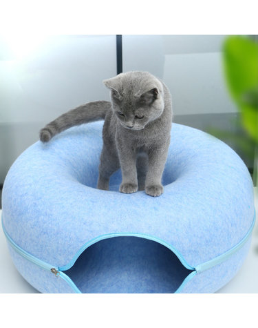 고양이 도넛 터널 숨숨집(60cm) 캣 도넛하우스