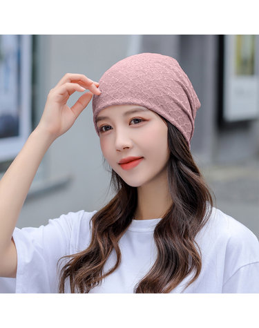 로즈앤 멀티스카프 비니 2p세트(인디핑크) 두건