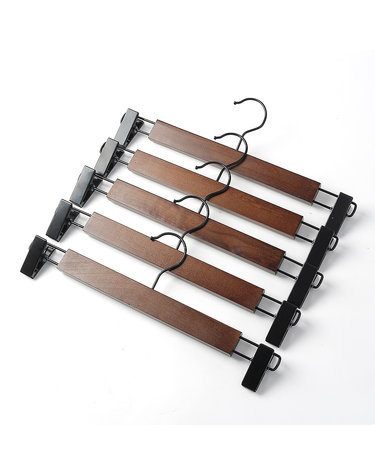 우디나인 원목 바지걸이 5p세트(33cm) 집게바지걸이