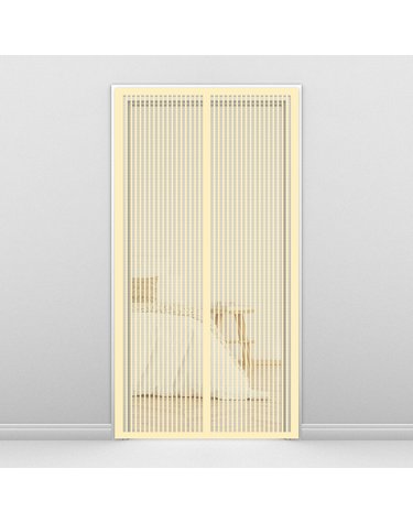 [홈앤시스] 방충네트 자석 문 모기장(90x210cm) (아이보리)