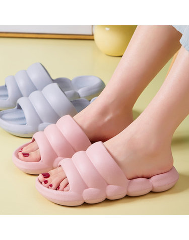 [아일렌]뚱카롱 구름 슬리퍼(235-240mm) (핑크)