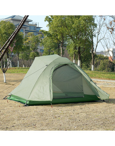 [엣모어]3인용 더블 레이어 초경량 텐트(그린)