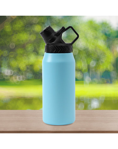 [쿠킹홈]위드미 이중스텐 보온병(750ml) (스카이)