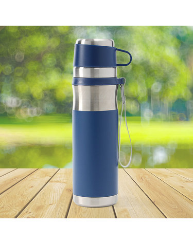 [쿠킹홈]웰데이 티보틀 보온병(750ml) (블루)