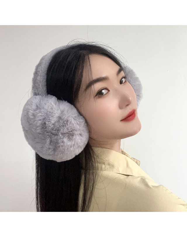 비투비월드 마카롱 겨울 귀마개 보온귀마개 방한털귀도리 착용컷