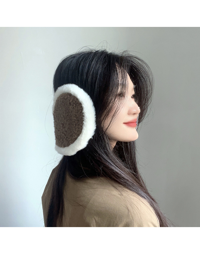 비투비월드 뽀글뽀글 방한 귀마개 겨울귀덮개 이어머프 착용컷