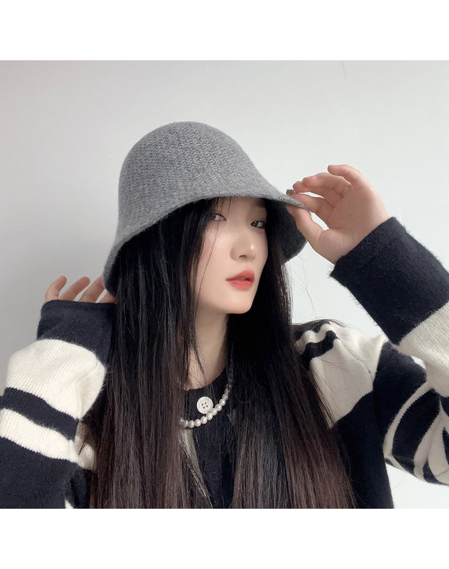 비투비월드 헤일로 울 버킷햇(그레이) 벙거지모자 착용컷