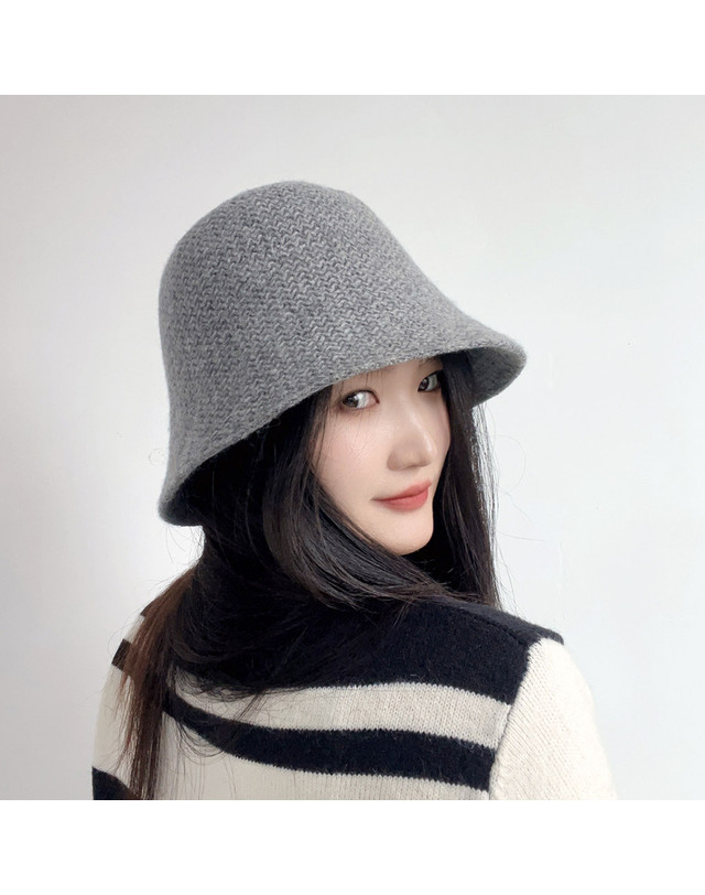 비투비월드 헤일로 울 버킷햇(그레이) 벙거지모자 착용컷