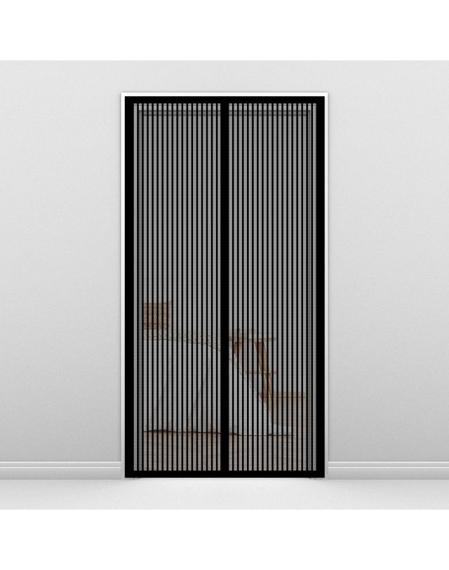 비투비월드 [홈앤시스] 방충네트 자석 문 모기장(100x210cm) (블랙) 착용컷