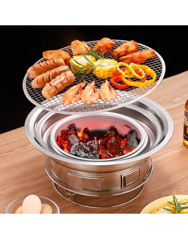 비투비월드 [엣모어]캠핑홀릭 그릴 숯불 화로대 착용컷