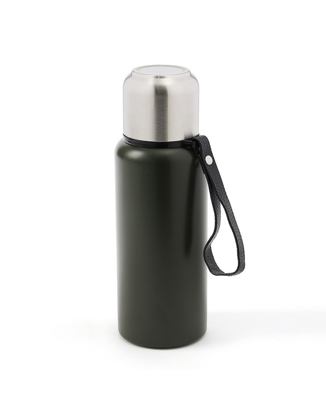 비투비월드 [쿠킹홈]핫앤콜드 듀얼 보온병(600ml) (다크그린) 착용컷