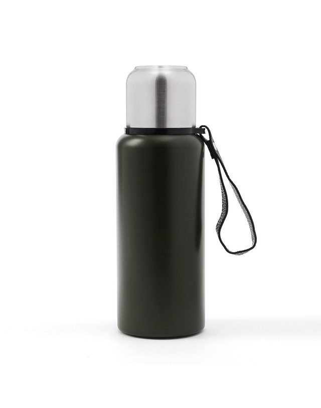 비투비월드 [쿠킹홈]핫앤콜드 듀얼 보온병(600ml) (다크그린) 착용컷