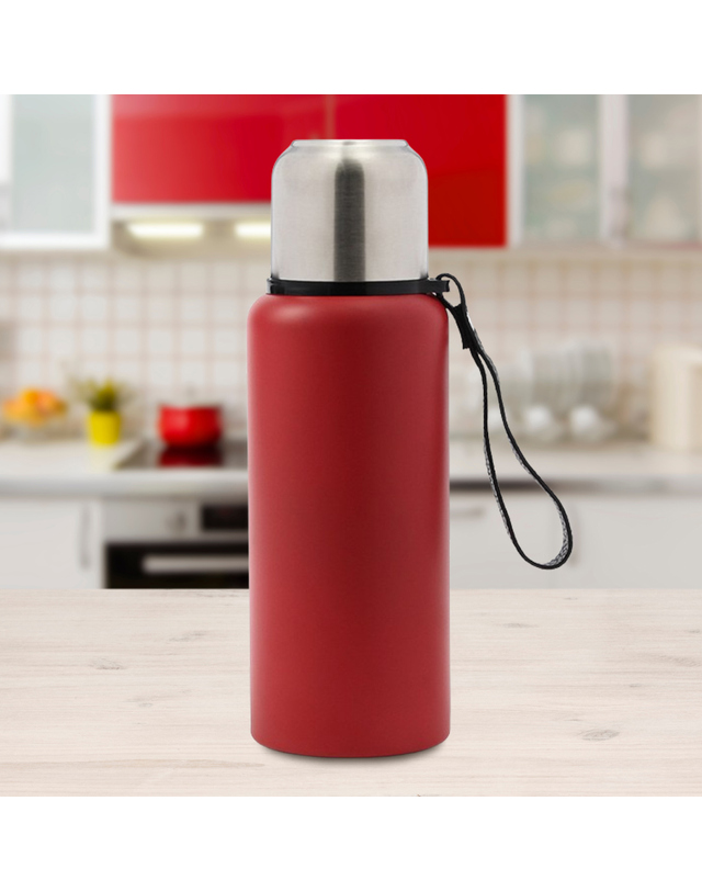 비투비월드 [쿠킹홈]핫앤콜드 듀얼 보온병(600ml) (레드) 착용컷