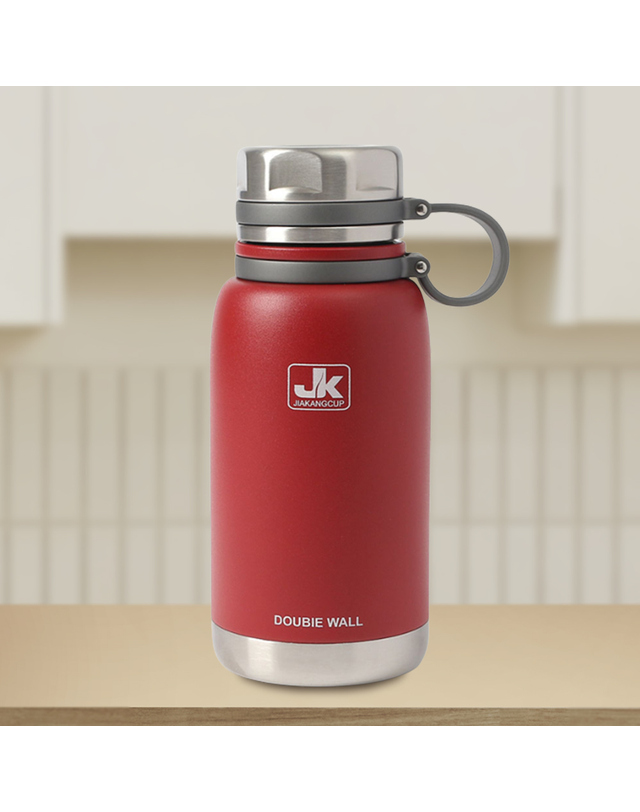 비투비월드 [쿠킹홈]워터탱크 이중스텐 보온병(800ml) (레드) 착용컷