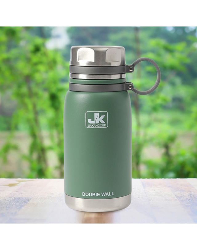 비투비월드 [쿠킹홈]워터탱크 이중스텐 보온병(800ml) (다크그린) 착용컷
