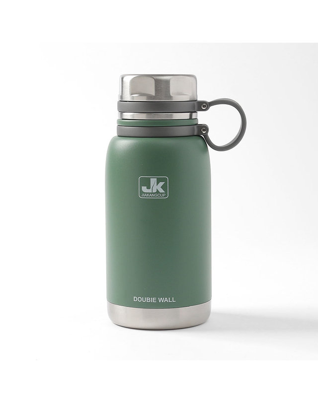 비투비월드 [쿠킹홈]워터탱크 이중스텐 보온병(800ml) (다크그린) 착용컷