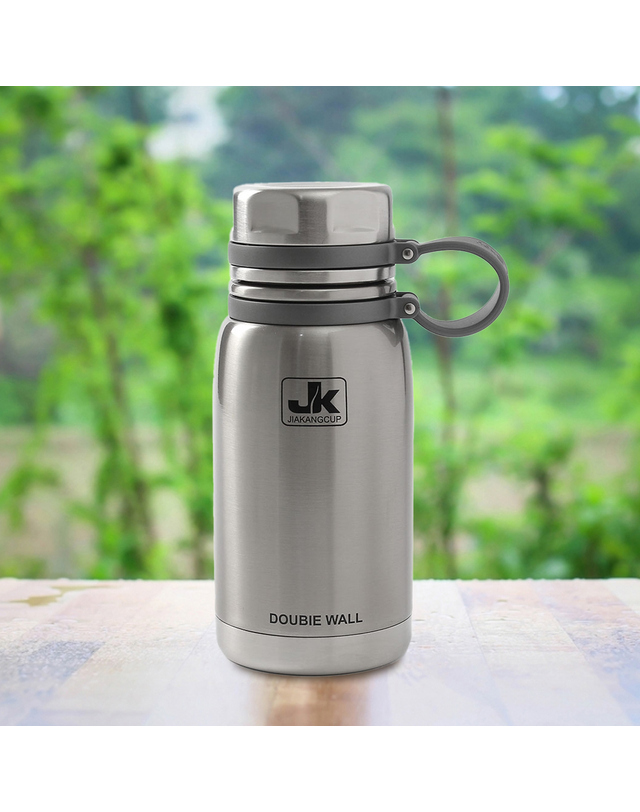 비투비월드 [쿠킹홈]워터탱크 이중스텐 보온병(600ml) (실버) 착용컷