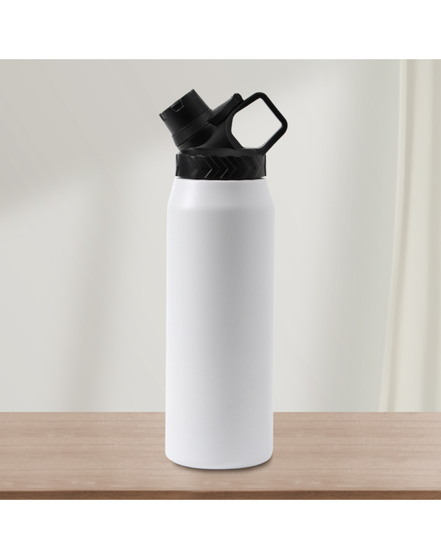 비투비월드 [쿠킹홈]위드미 이중스텐 보온병(900ml) (화이트) 착용컷