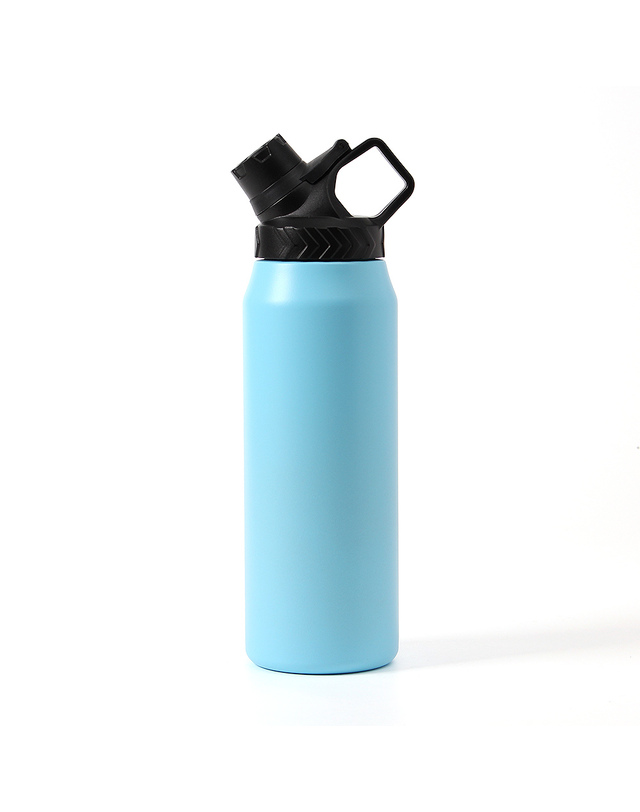 비투비월드 [쿠킹홈]위드미 이중스텐 보온병(900ml) (스카이) 착용컷