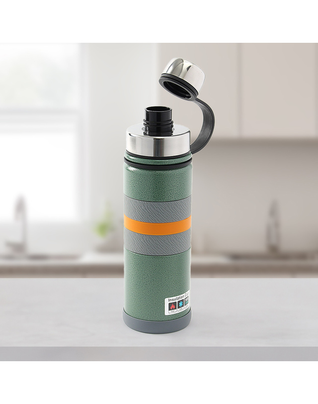 비투비월드 [쿠킹홈]블루어스 텀블러 보온병(500ml) (그린) 착용컷