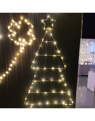 [도토로]은하수96구 LED 트리 설정장식 지니전구(145cm) (전원잭포함)