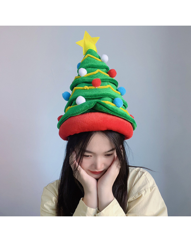 도토로 [도토로]크리스마스 초록 트리모자 착용컷