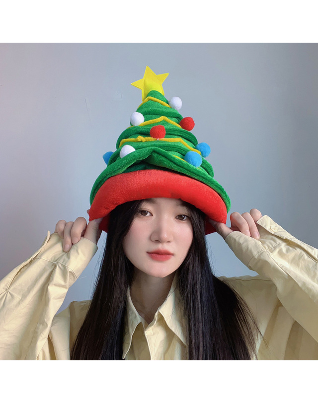 도토로 [도토로]크리스마스 초록 트리모자 착용컷