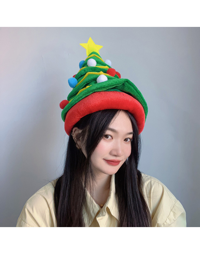 도토로 [도토로]크리스마스 초록 트리모자 착용컷