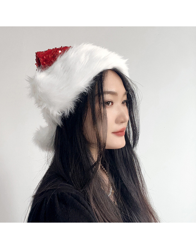 도토로 [도토로]스팽글 벨벳 산타모자 착용컷
