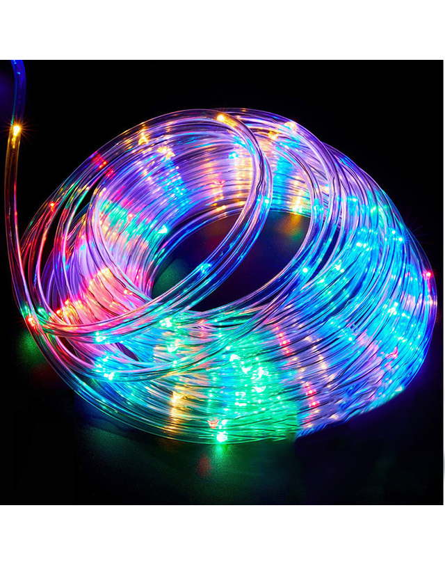 도토로 [도토로] 200구 태양광 LED 논네온 전구(20m) (컬러) (리모컨 포함) 착용컷