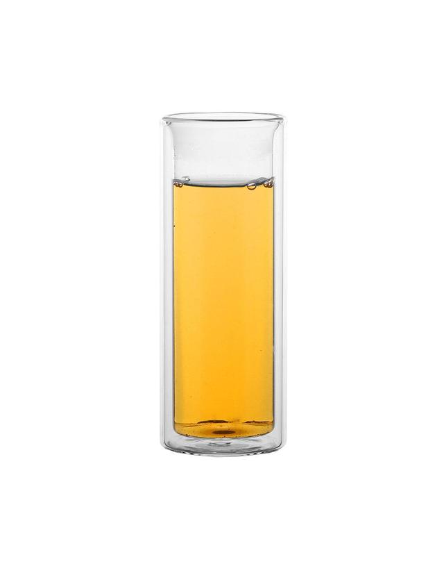 로하티 [로하티]퀸글라스 이중 유리컵 300ml/아이스컵 맥주컵 착용컷