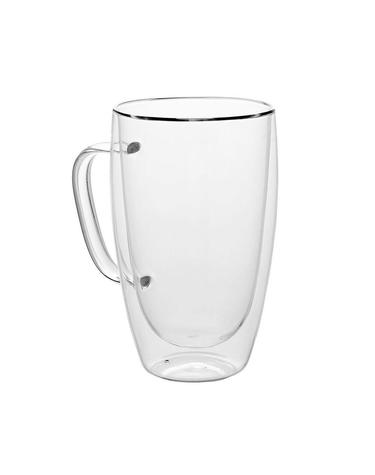 [로하티]크리스 이중 유리컵(450ml)/ 손잡이컵