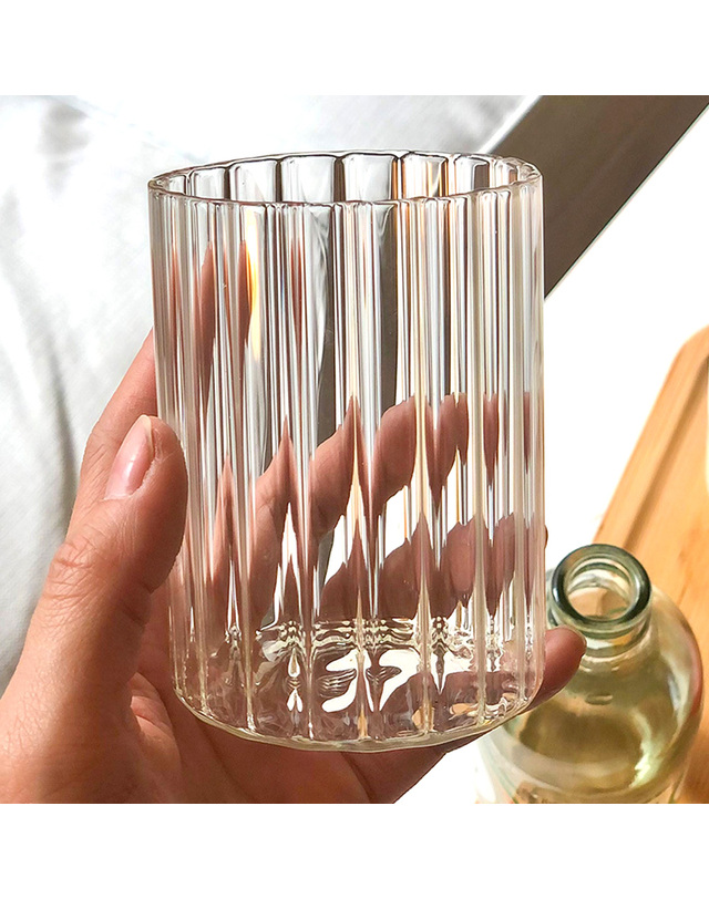 로하티 [로하티] 플리츠 유리컵 2p세트(230ml) 착용컷