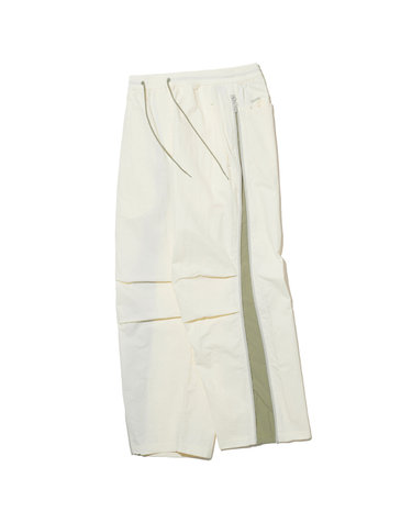 [빅유니온x도미넌트] WIDE BLOCK PANTS / IVORY