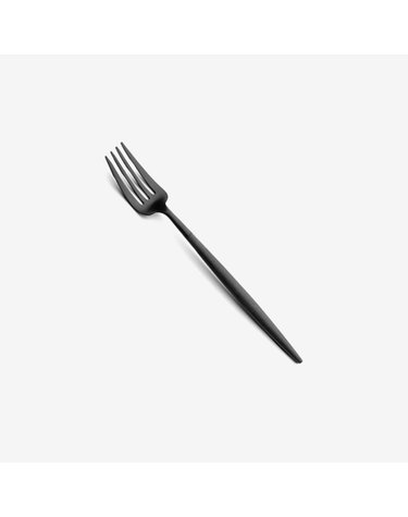 [큐티폴] 고아 올블랙 디저트 포크