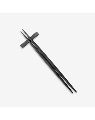 [큐티폴] 고아 올블랙 젓가락세트