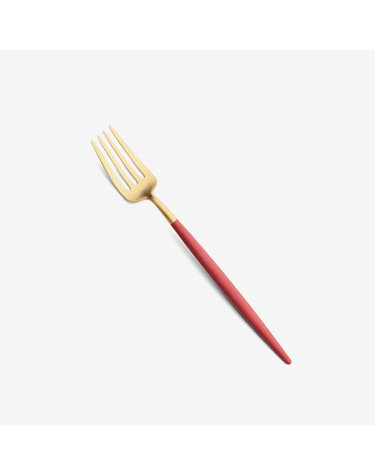 [큐티폴] 고아 레드골드 디너 포크
