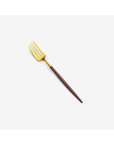 [큐티폴] 고아 브라운골드 디저트 포크