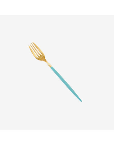 [큐티폴] 미오 터콰이즈 골드 디저트 포크