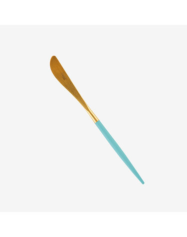 [큐티폴] 미오 터콰이즈 골드 디너 나이프