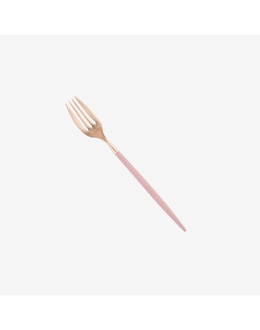 [큐티폴] 미오 핑크 로즈골드 디저트 포크