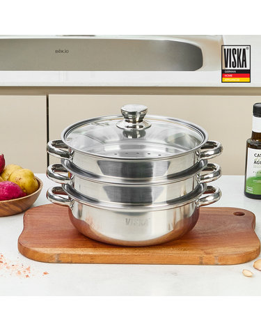 비스카 마이키친 3단 찜전골냄비 VK-MG300S