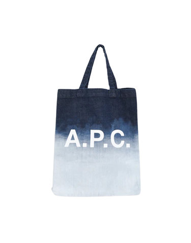 아페쎄 APC 루 미니 블리치 워싱 데님 토트백 AAF BLEACHED