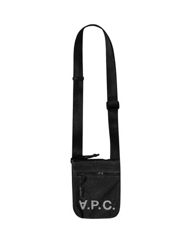 아페쎄 APC 리바운드 메쉬 크로스백 LZZ BLACK