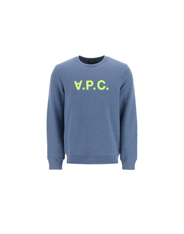 아페쎄 APC 플록 네온로고 맨투맨 PIA MARINE CHINE