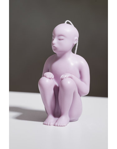 TINY BALD HUMAN_SCENTED CANDLE by 연여인x카비네트
