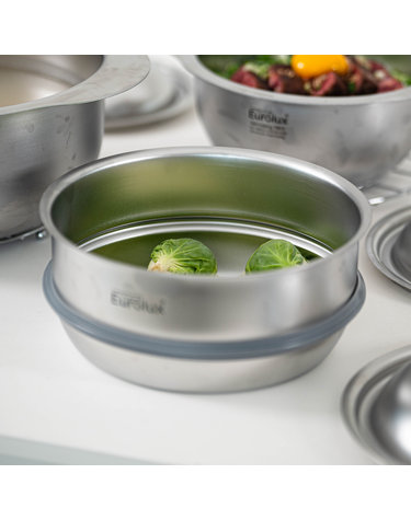 유로룩스 베어쿡 스텐 스티머 찜기 20cm