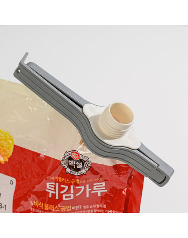 롬에이 루핏 뚜껑 밀봉집게 봉투 밀폐 마개 보관 캡